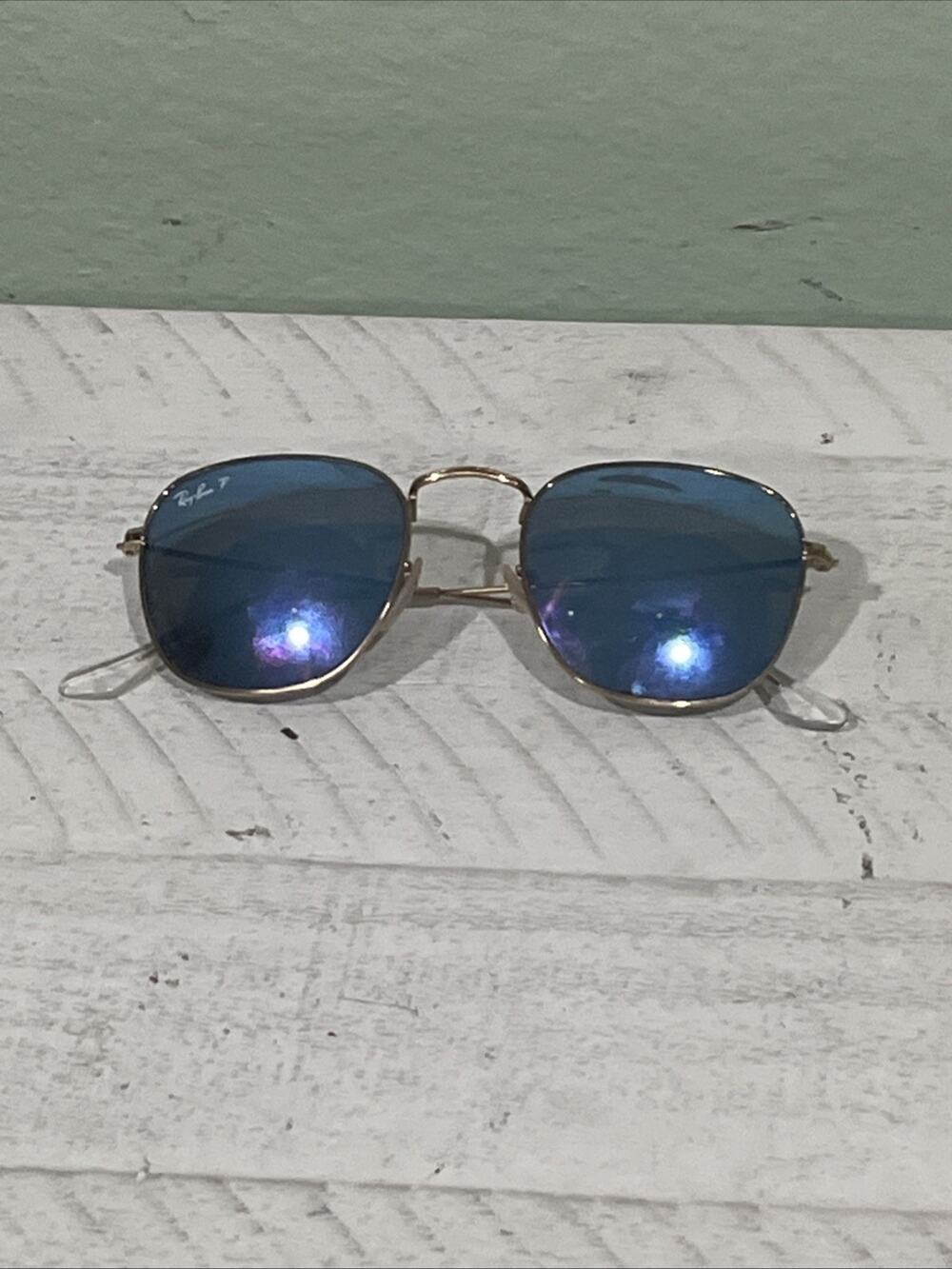 RAYBAN RB 3857 FRANK 9196/R5 51 □ 20 145 GOLD SUNGLASSES ‼️Frames Only ‼️
